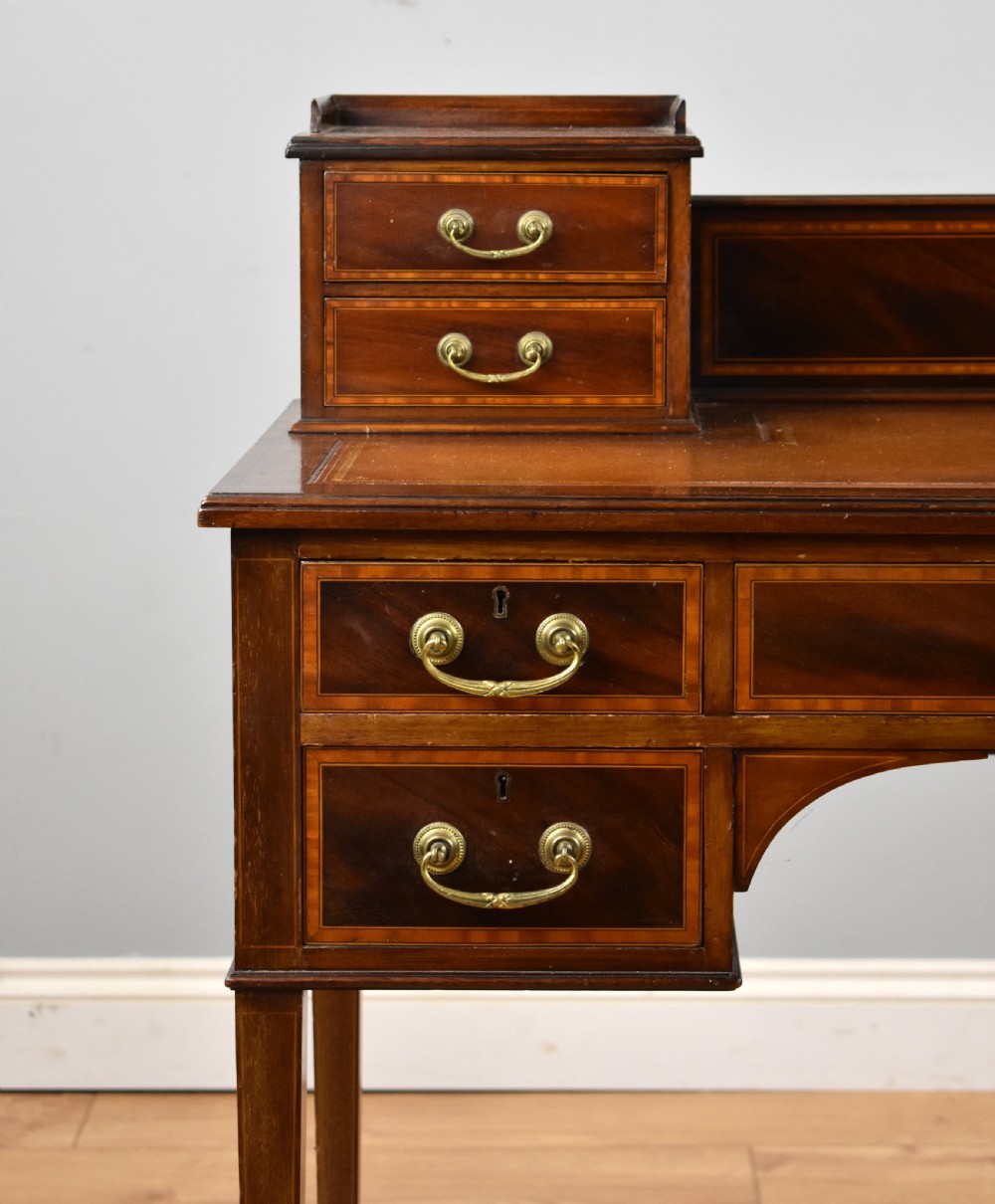 Edwardian Mahogany Writing Table View III