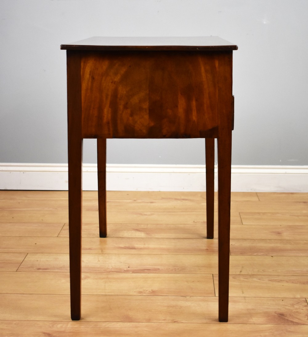 George III Mahogany Lowboy View III