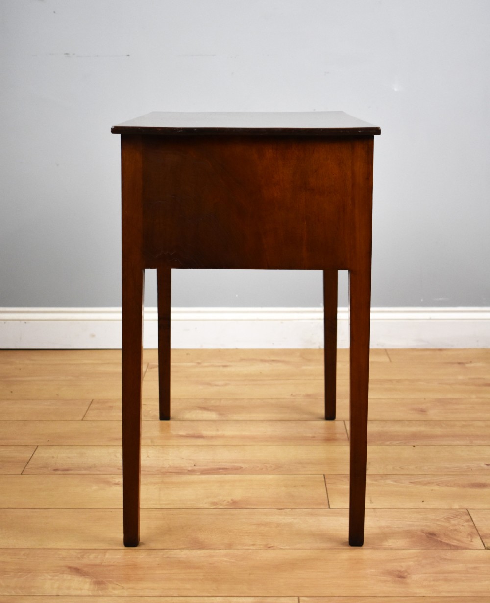 George III Mahogany Lowboy View IV