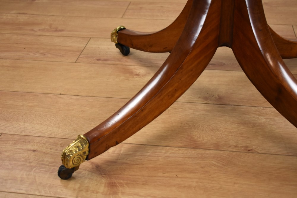 Regency Mahogany Drum Table View IV