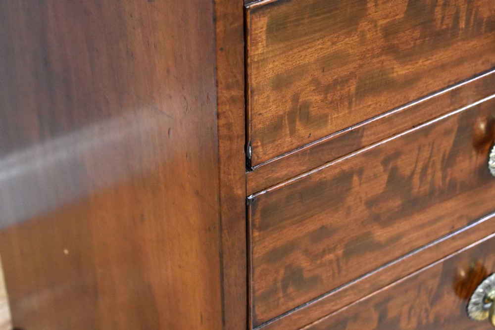George III Mahogany Secretaire Bookcase View X