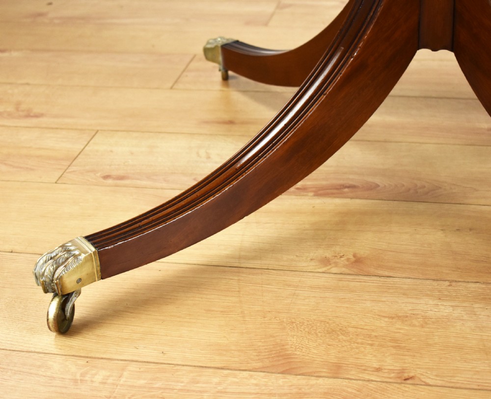 Edwardian Mahogany Drum Table View V