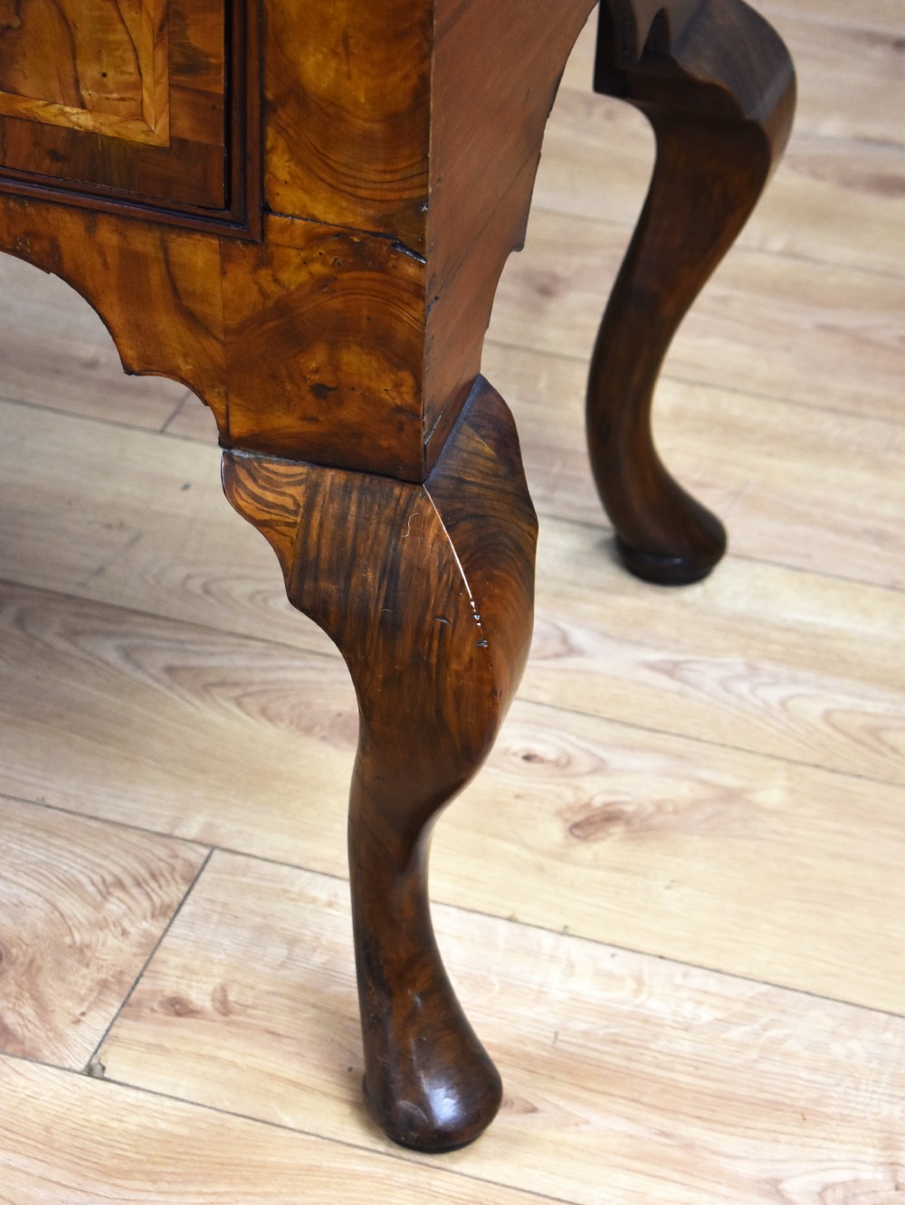 Queen Anne Walnut Chest on Stand View VI
