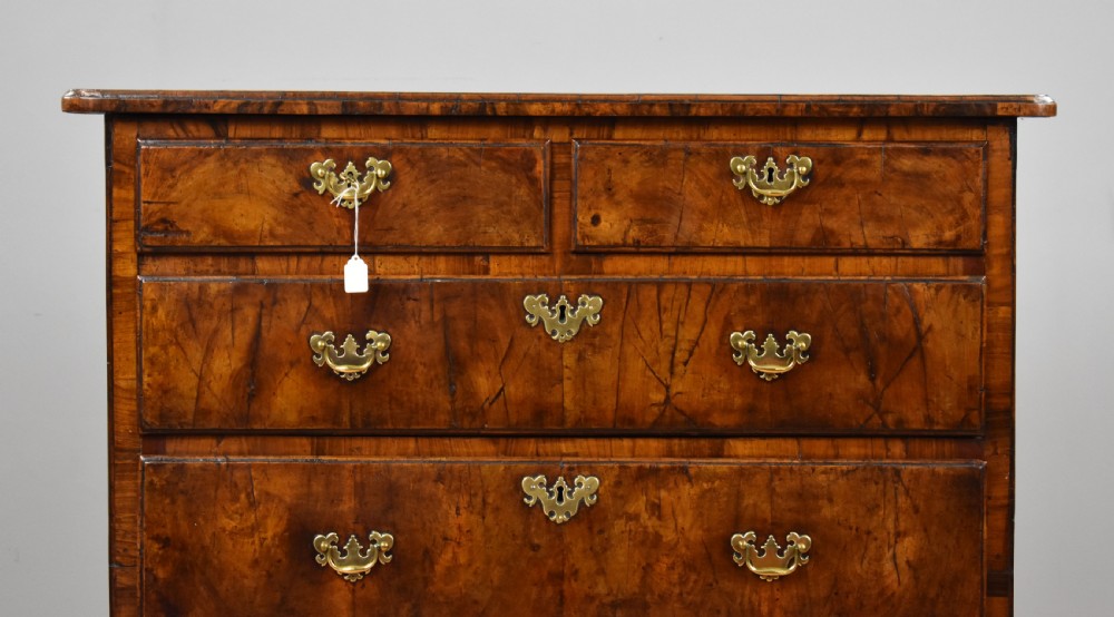 George II Walnut Chest of Drawers View III