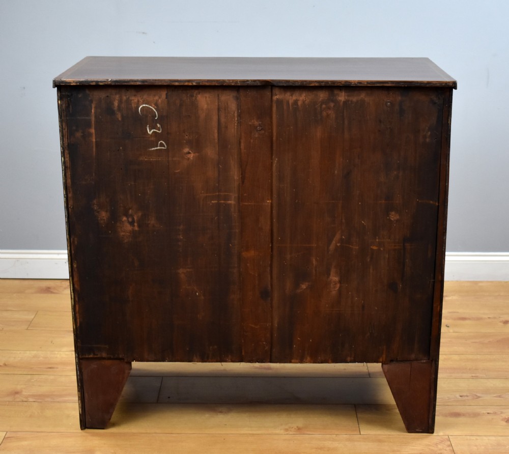 Antique Mahogany Inlaid Chest of Drawers View VI
