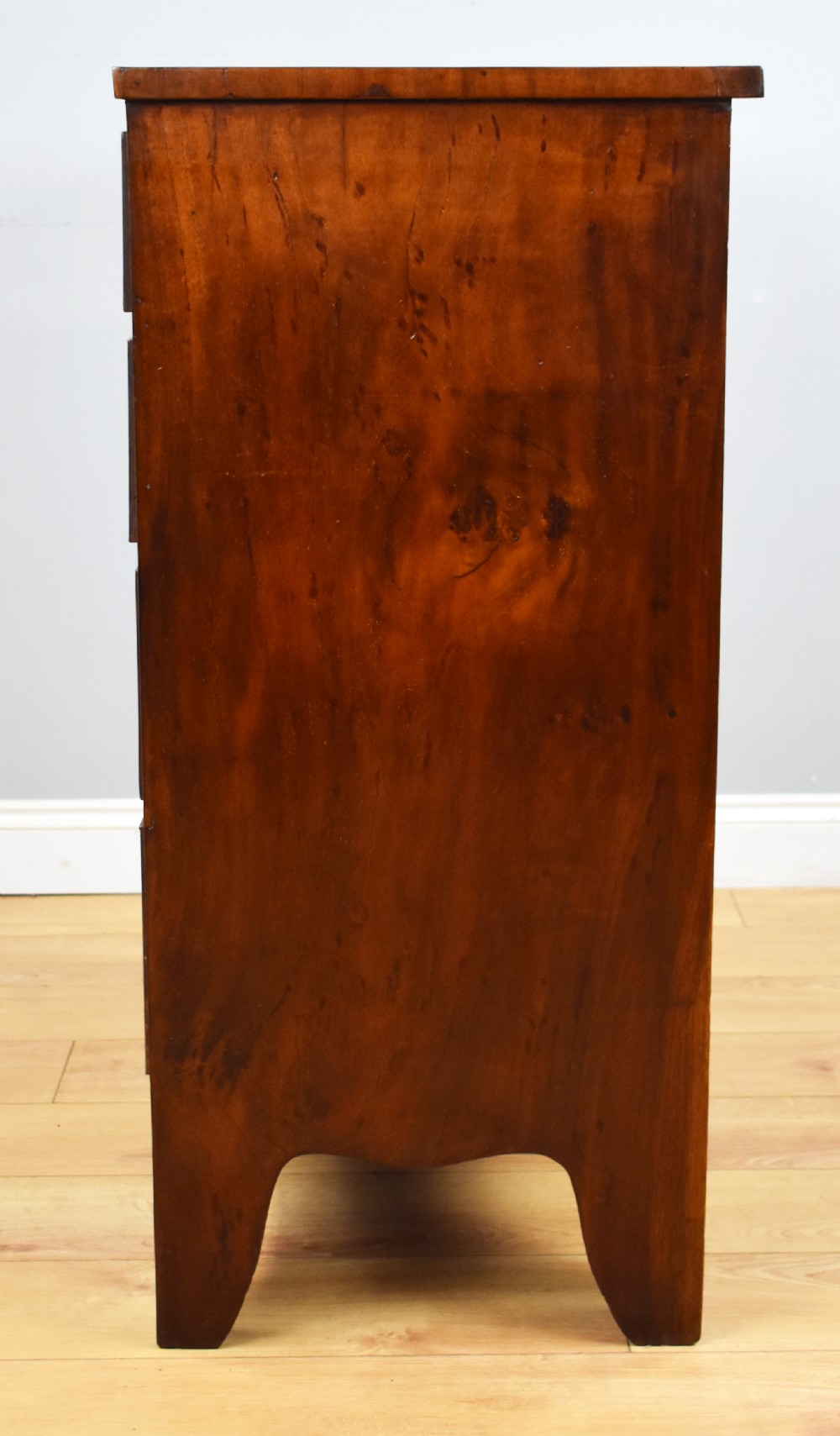 Antique Mahogany Inlaid Chest of Drawers View VII