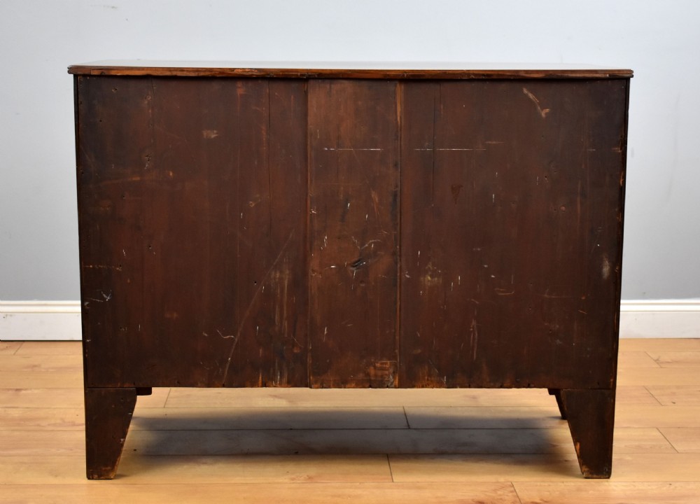 Regency Mahogany Bow Front Chest of Drawers View IV