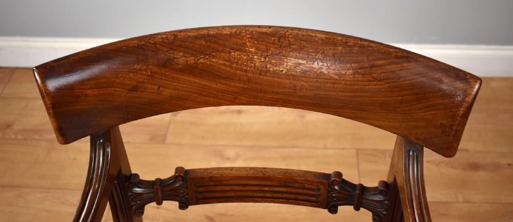 Regency Mahogany Open Armchair View VI