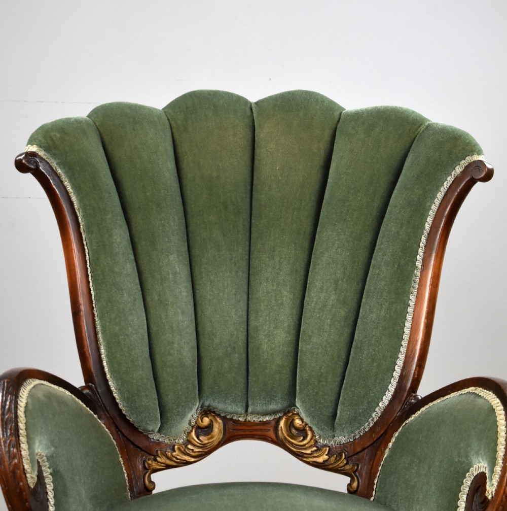 Victorian Mahogany Drawing Room Chair View VI