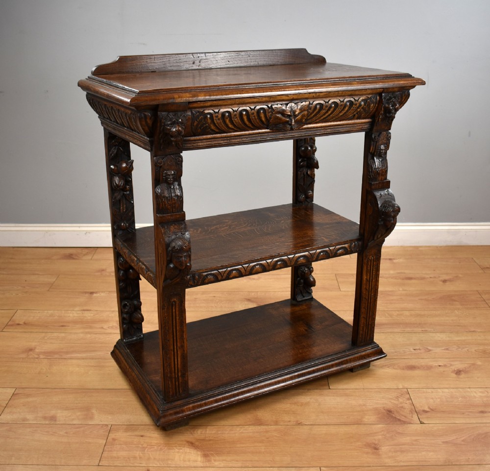 Late 19th Century Carved Oak Buffet