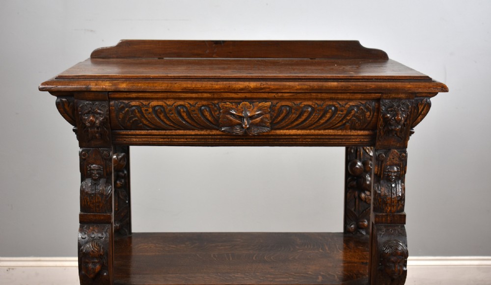 Late 19th Century Carved Oak Buffet View IV