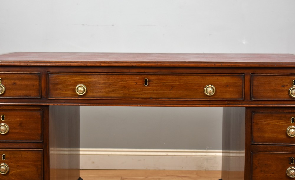 Victorian Mahogany Partners Desk View IV