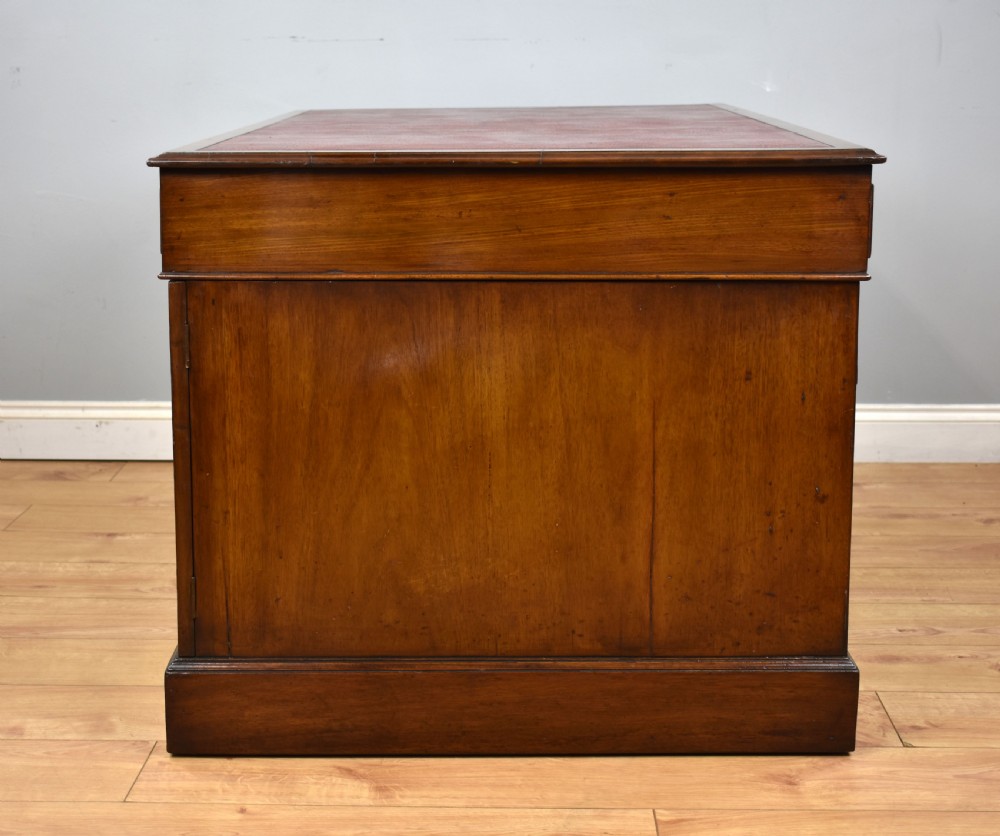 Victorian Mahogany Partners Desk View VI