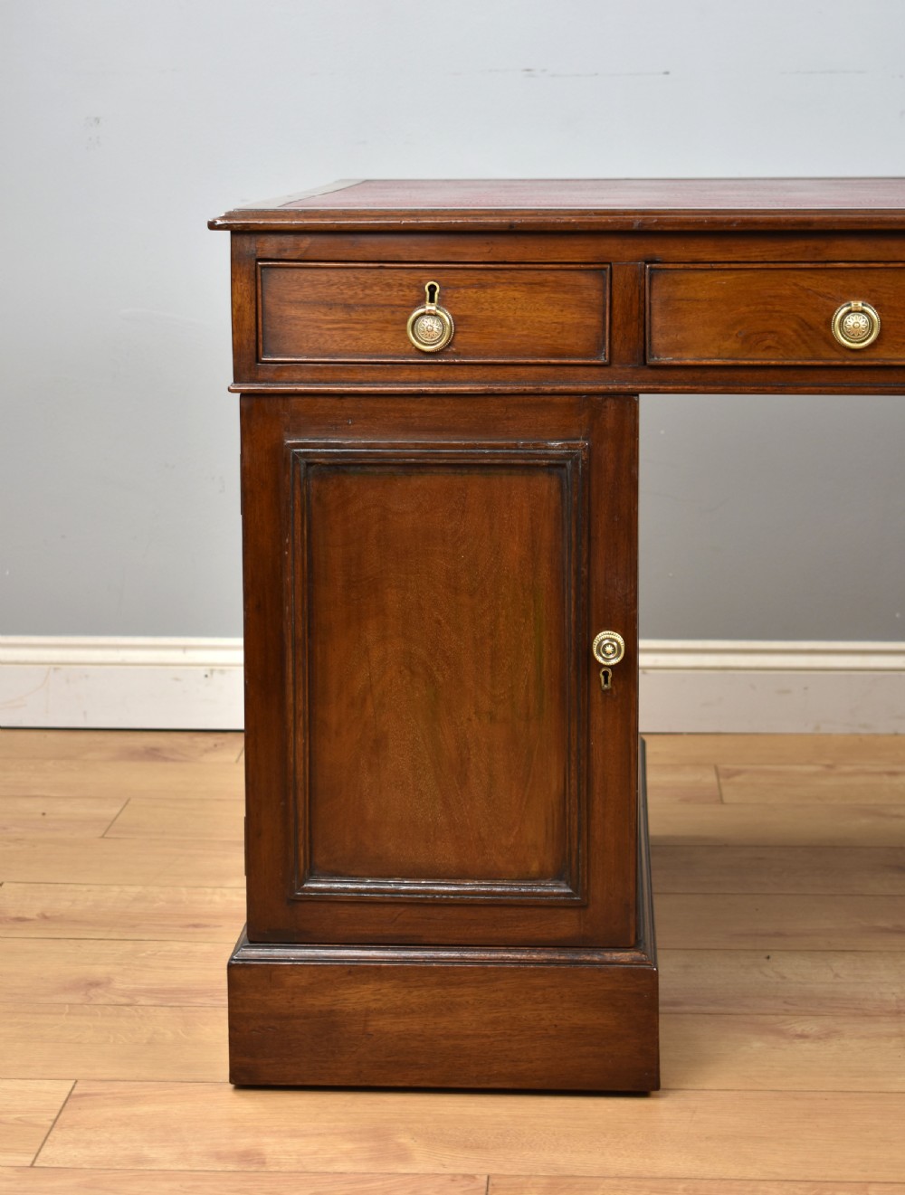 Victorian Mahogany Partners Desk View VIII