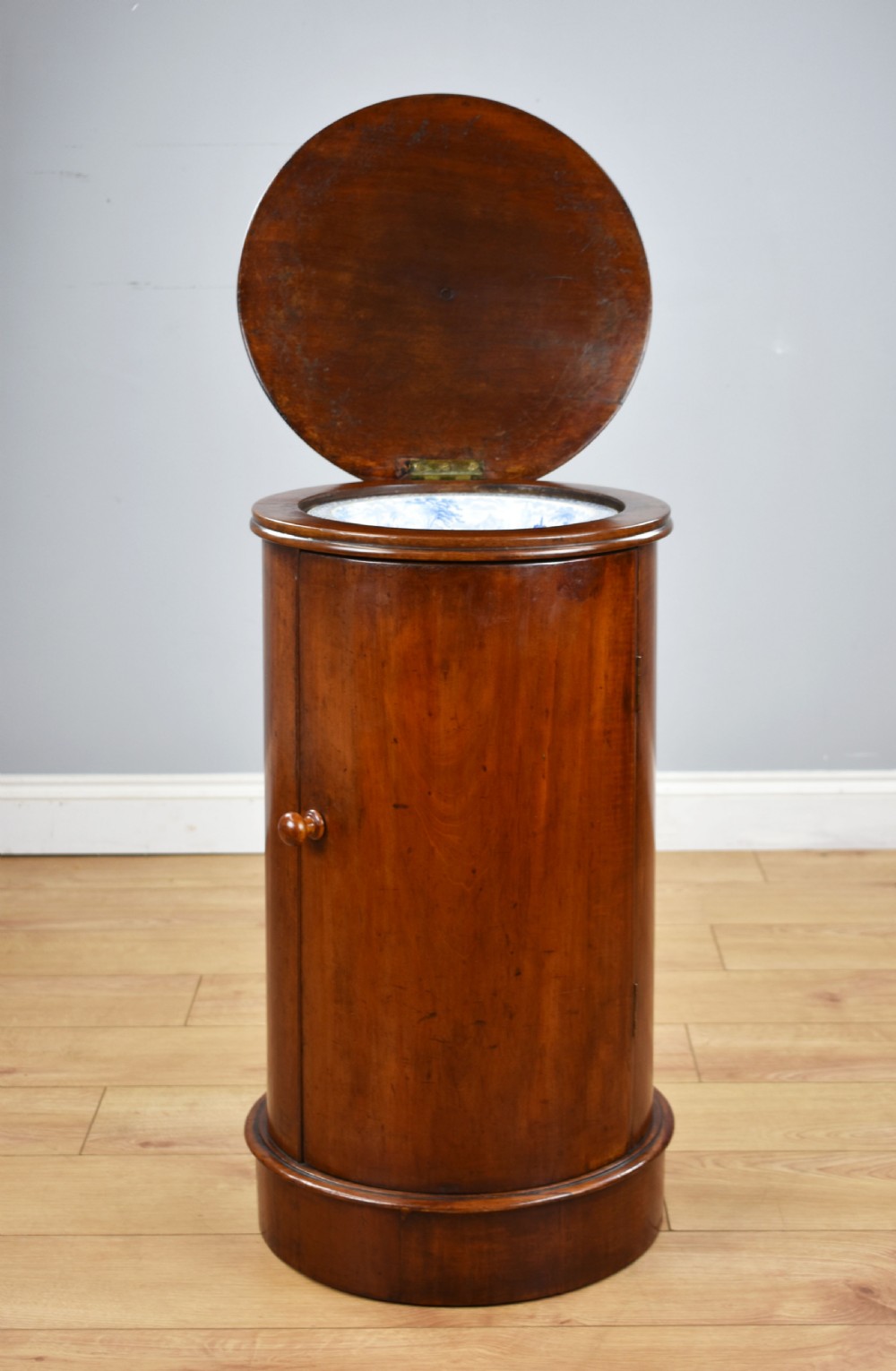 Victorian Mahogany Cylinder Pot Cupboard View II