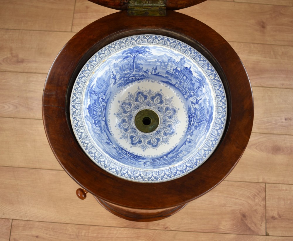 Victorian Mahogany Cylinder Pot Cupboard View VI