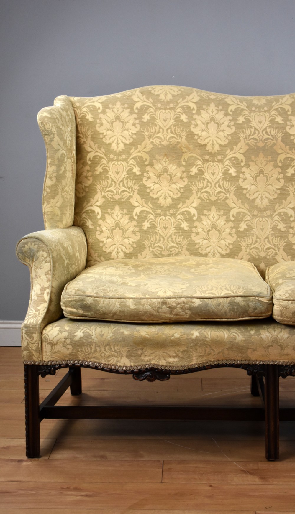 Georgian Style Wing Back Settee View III