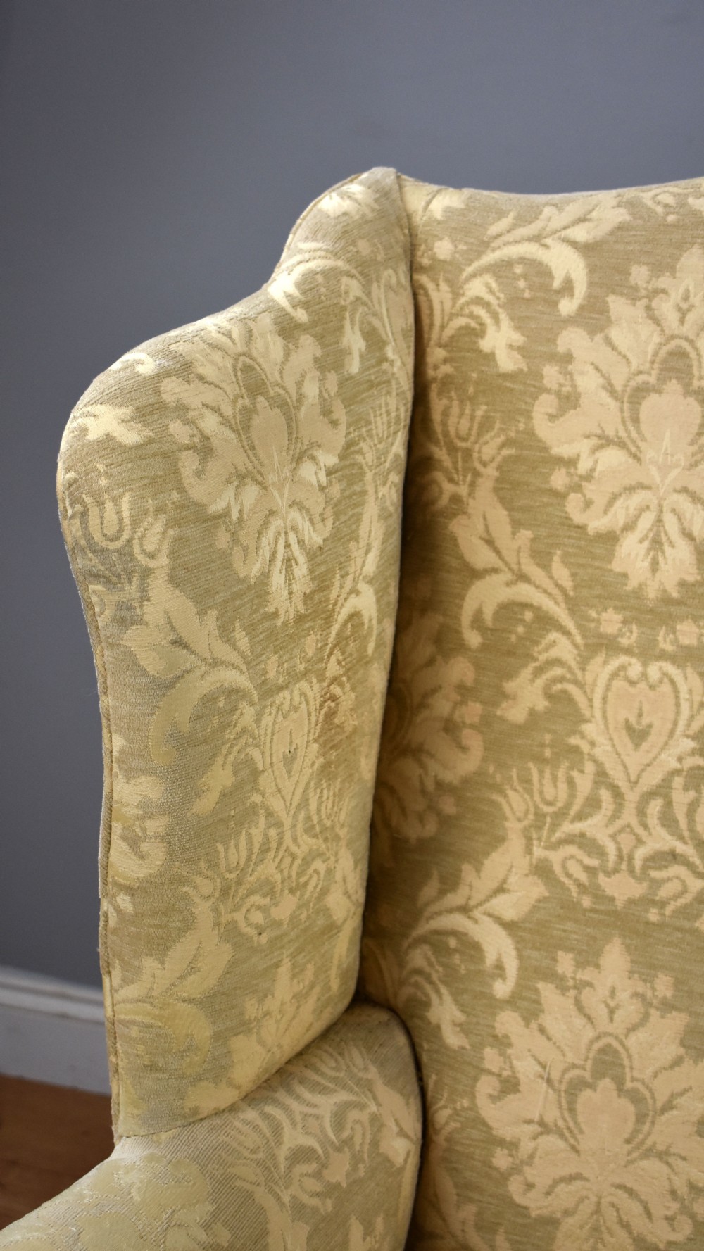 Georgian Style Wing Back Settee View V