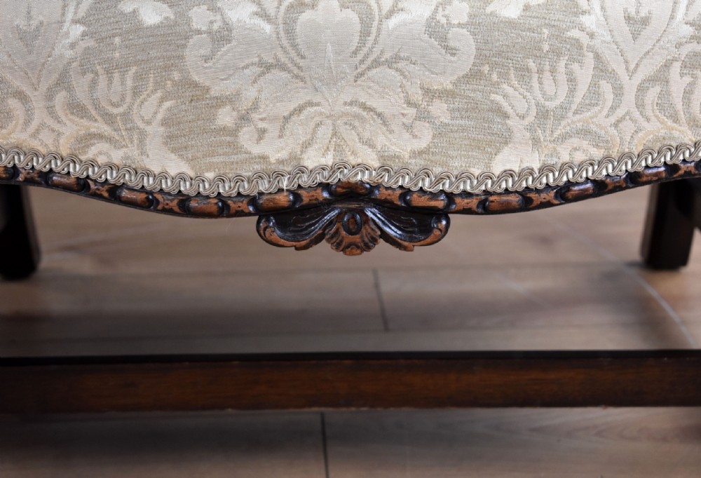 Georgian Style Wing Back Settee View XII