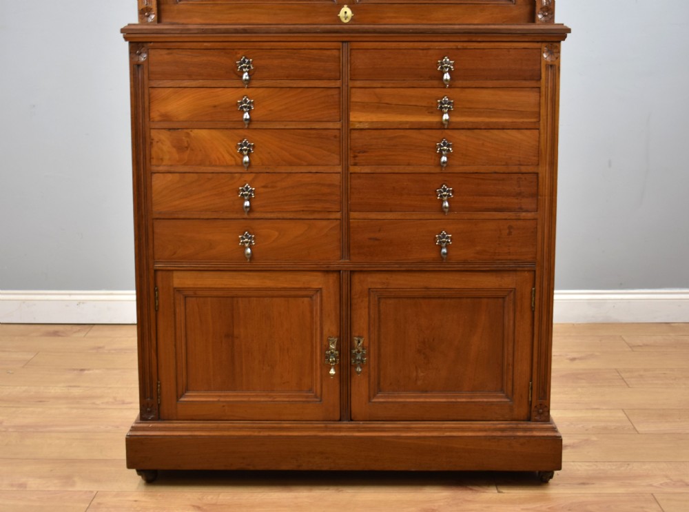 Victorian Walnut Dental Cabinet View III