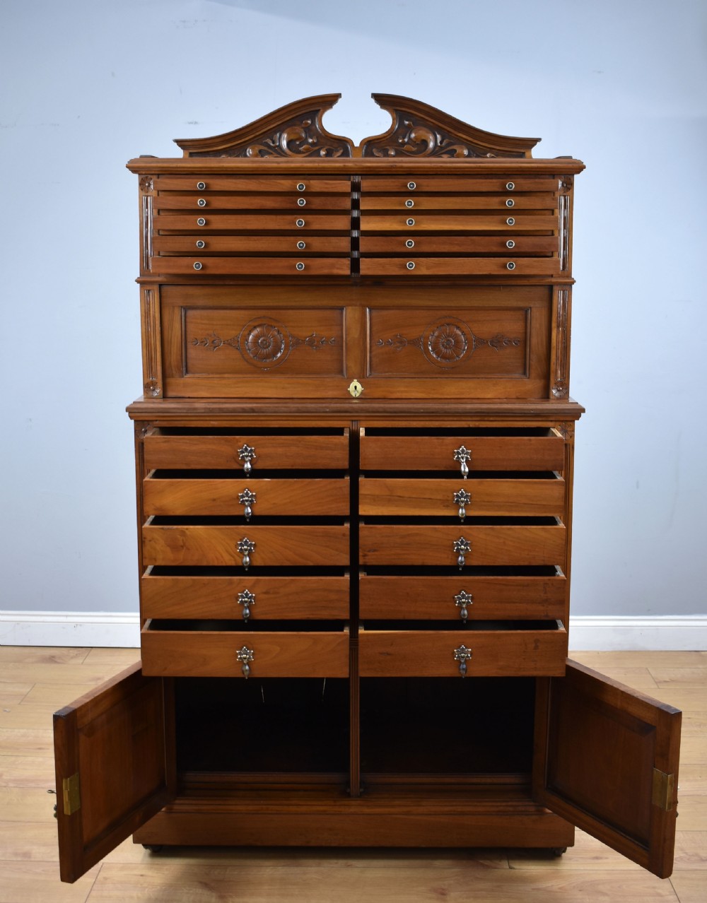 Victorian Walnut Dental Cabinet View XX