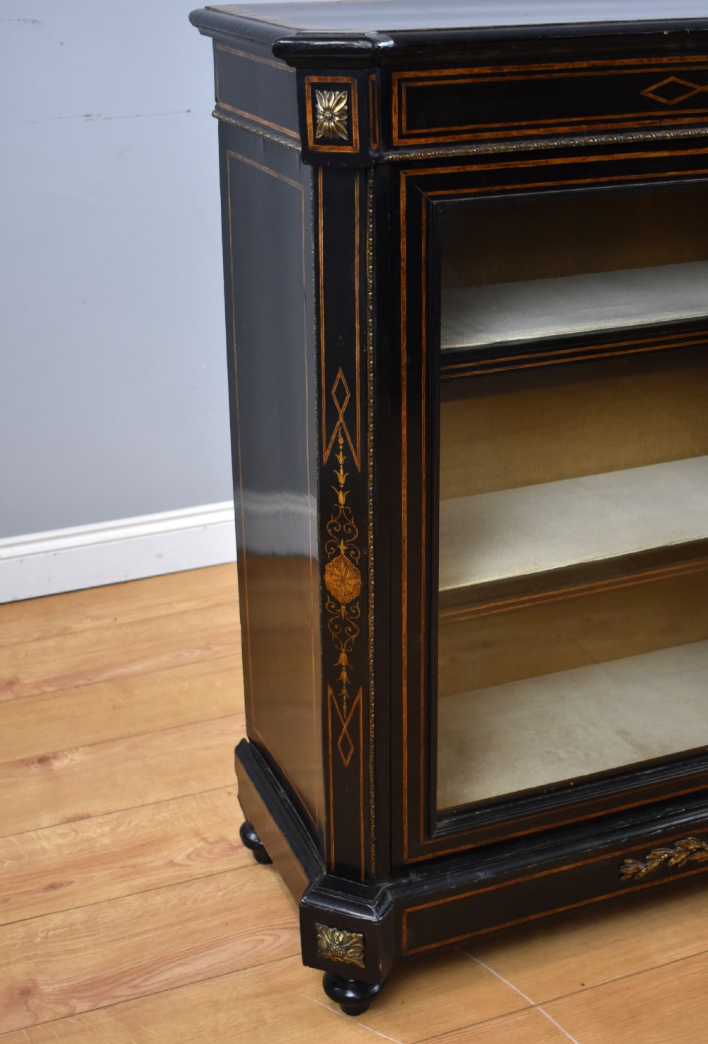 Victorian Ebonised Pier Cabinet View X