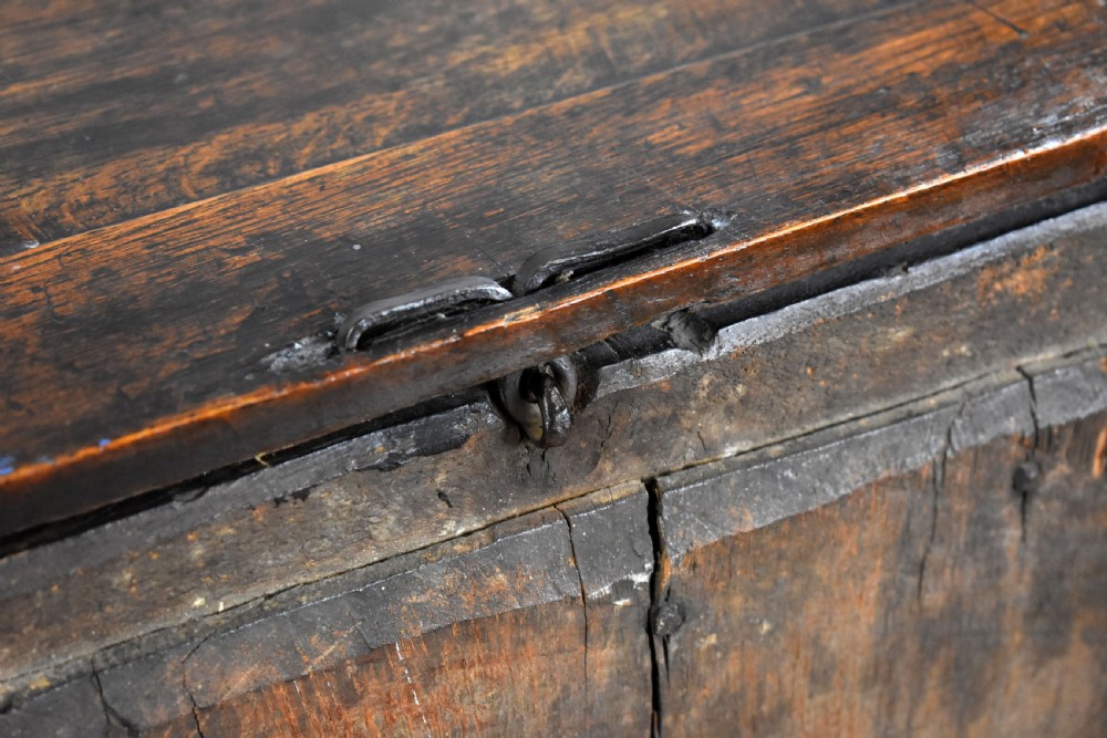 17th Century Carved Oak Coffer View XIII