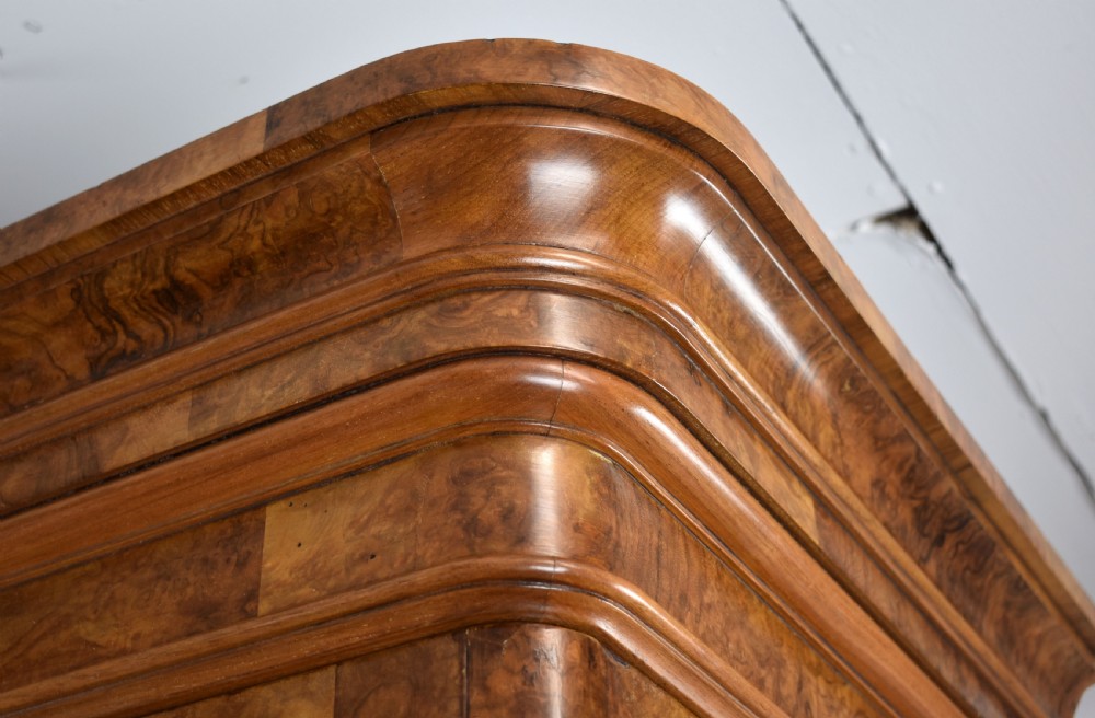 Maple & Co Victorian Burr Walnut Wardrobe View V