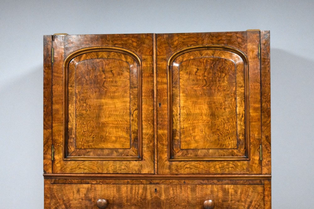 Victorian Burr Walnut Wardrobe View VI