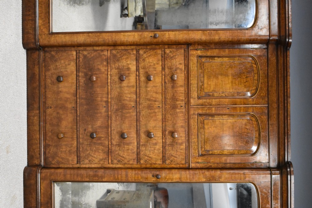 Victorian Burr Walnut Wardrobe View VII