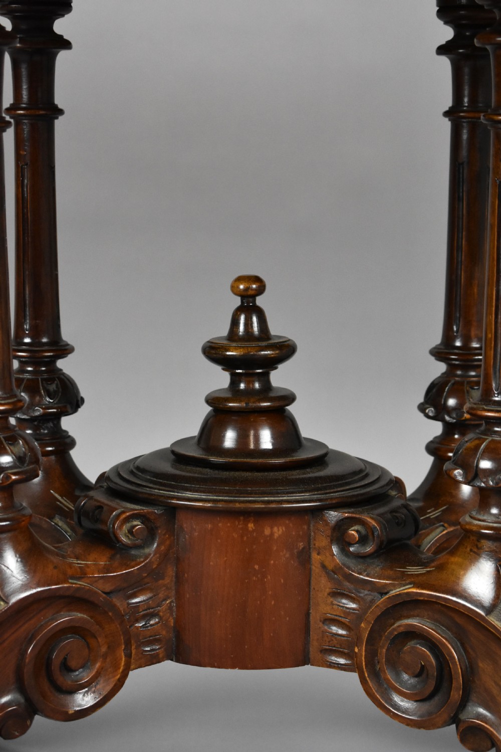 Victorian Burr Walnut Oval Loo Table View VI