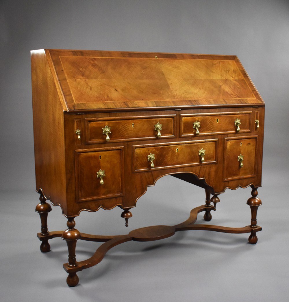 William & Mary Style Walnut Bureau