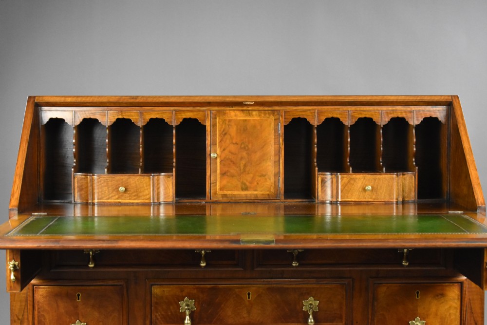 William & Mary Style Walnut Bureau View IV