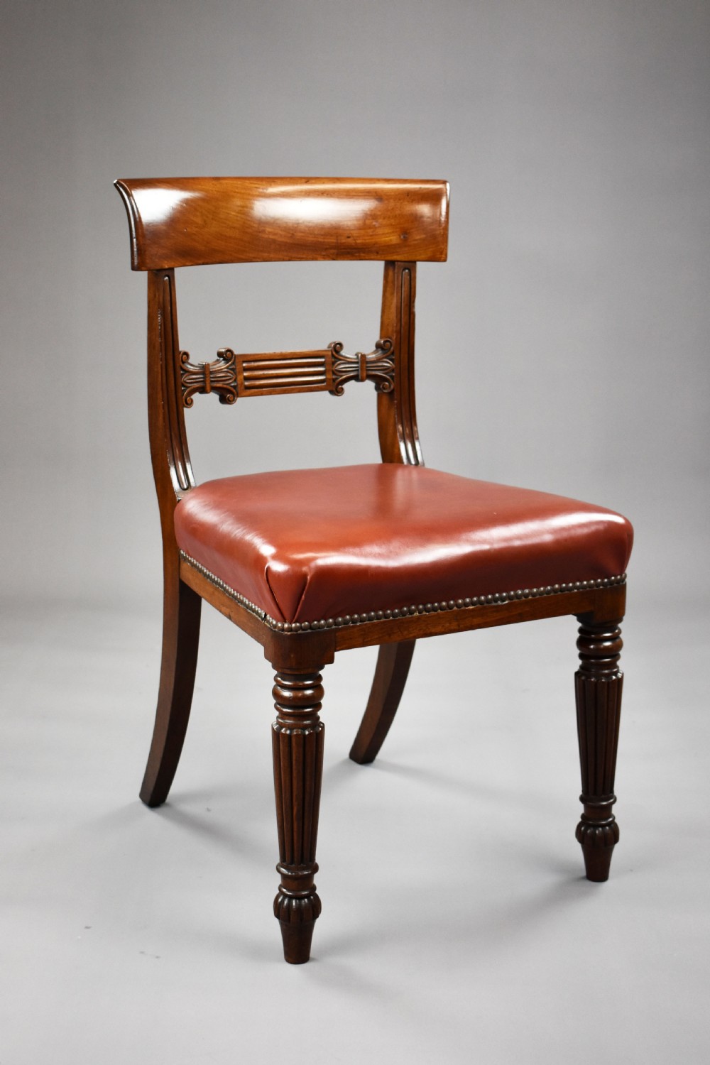 Set of 4 George III Mahogany Dining Chairs View II