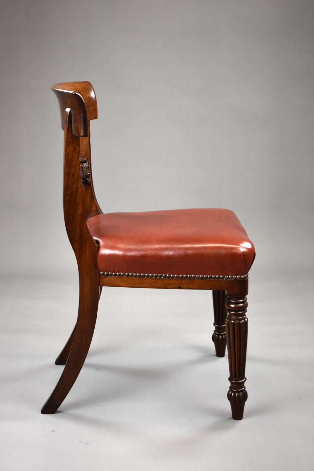 Set of 4 George III Mahogany Dining Chairs View IV