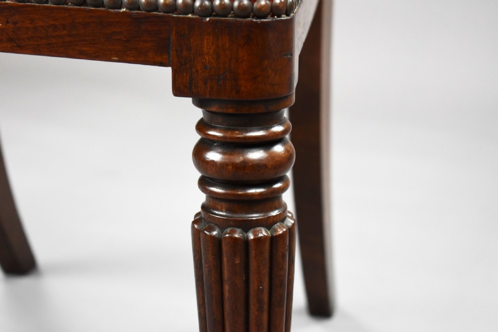 Set of 4 George III Mahogany Dining Chairs View IX