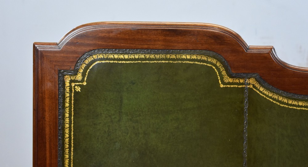 Edwardian Flame Mahogany Writing Table by Waring & Gillows View XIV