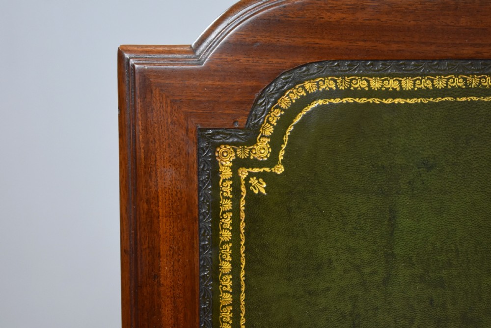 Edwardian Flame Mahogany Writing Table by Waring & Gillows View XV