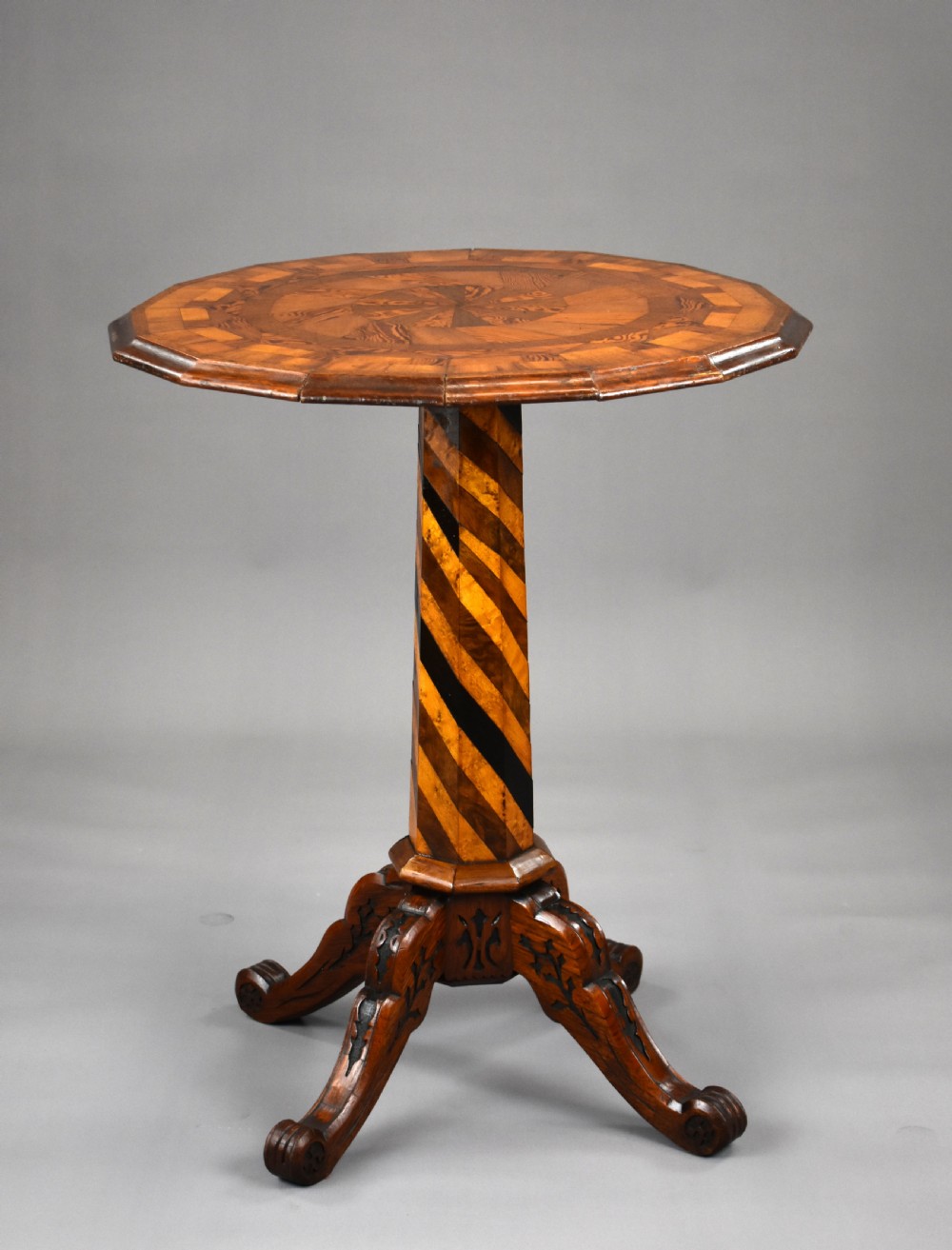 Victorian Specimen Wood Occasional Table