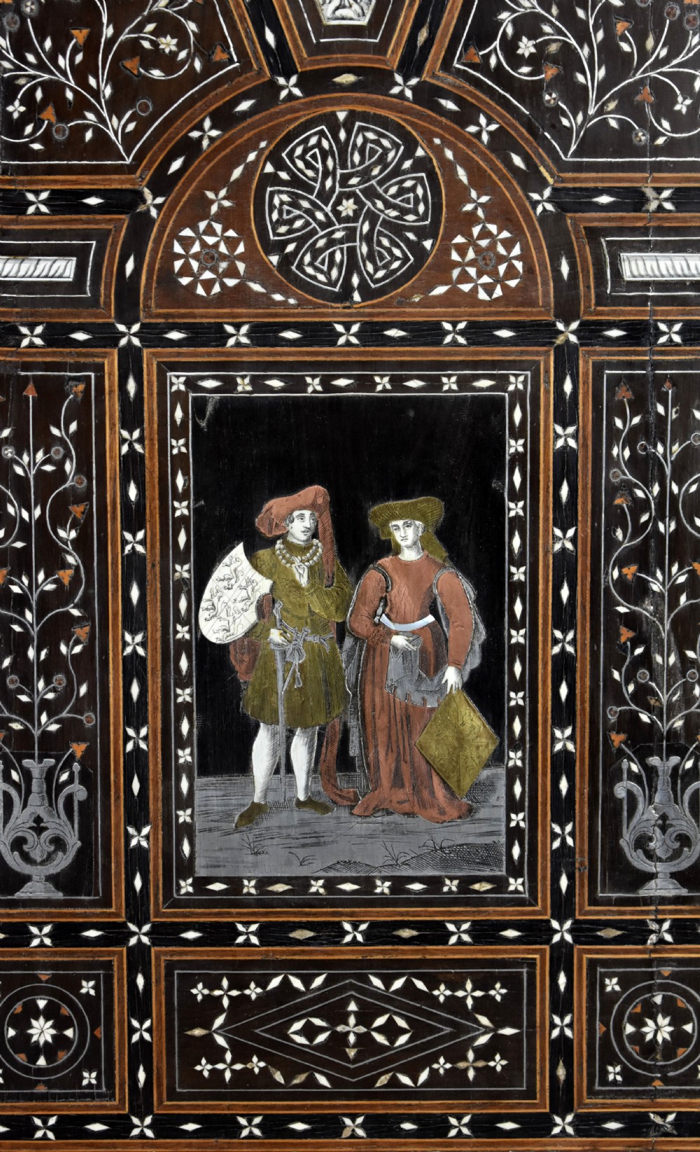 19th Century Profusely Inlaid Mahogany Cabinet View XXIX