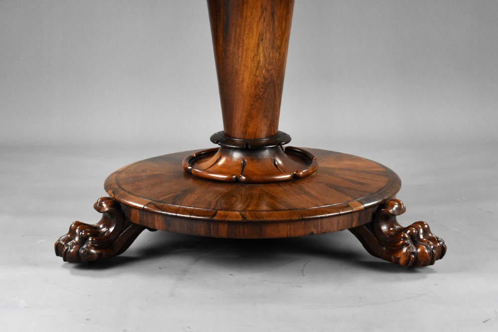Victorian Burr Walnut Marquetry Table View XIII