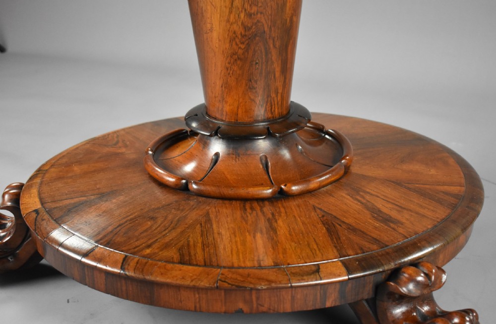 Victorian Burr Walnut Marquetry Table View XV