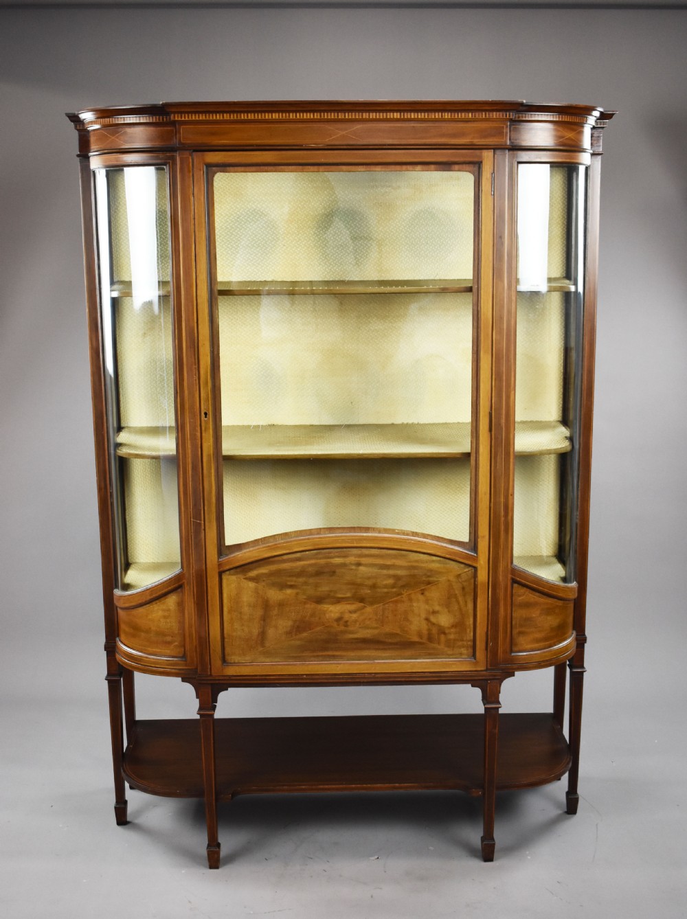 Edwardian Mahogany Display Cabinet