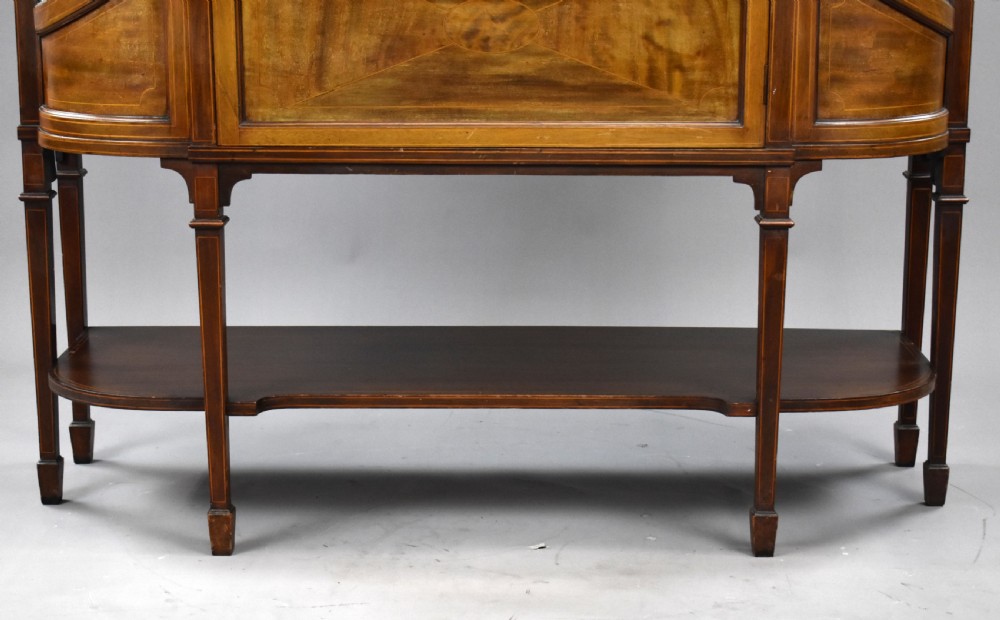 Edwardian Mahogany Display Cabinet View V