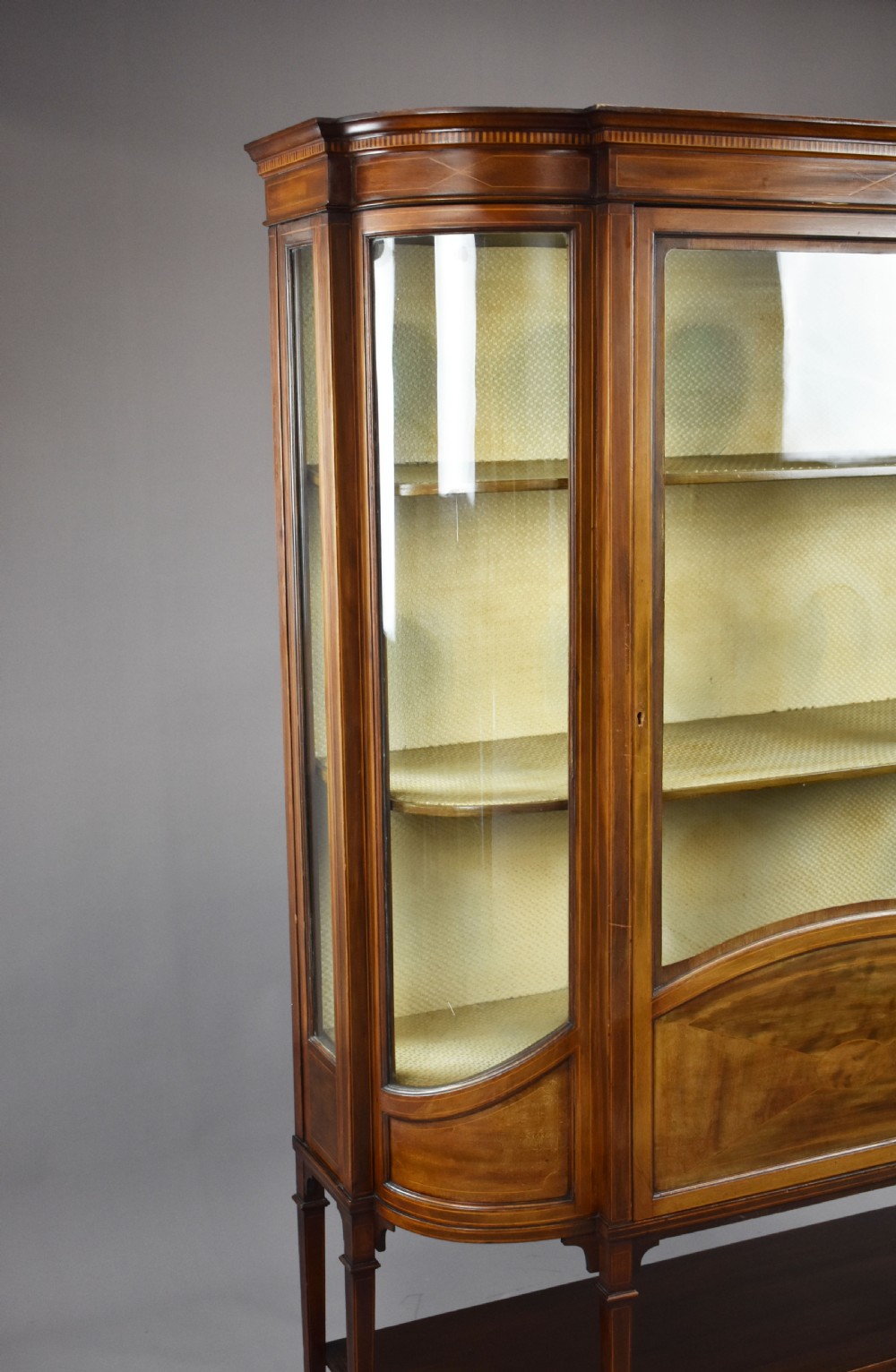 Edwardian Mahogany Display Cabinet View VIII