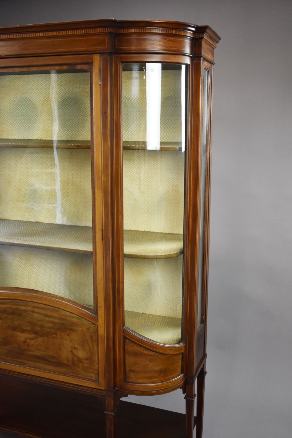 Edwardian Mahogany Display Cabinet View IX
