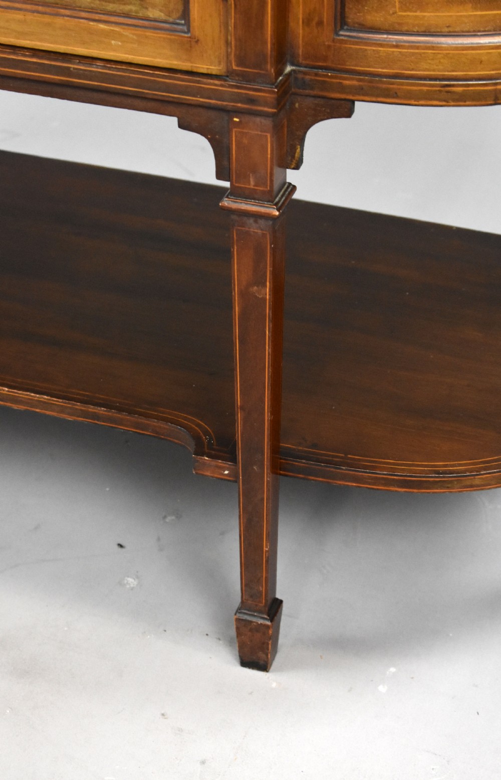 Edwardian Mahogany Display Cabinet View X