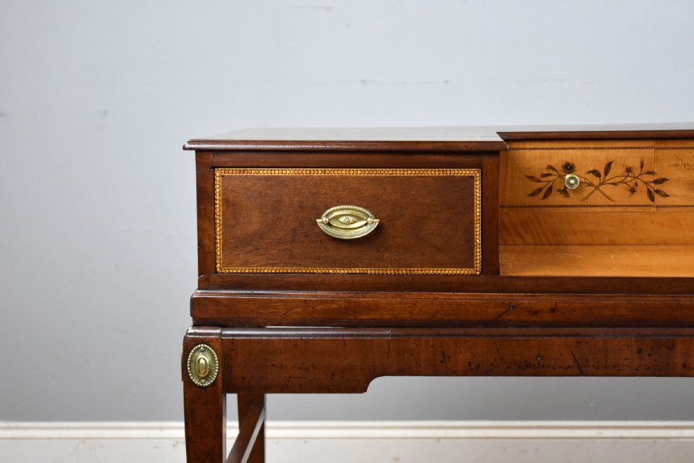 Victorian Mahogany & Satinwood Dressing Table View III
