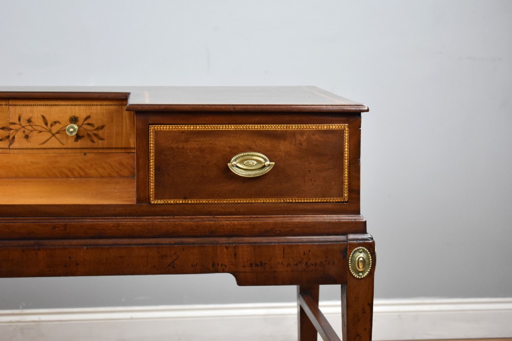 Victorian Mahogany & Satinwood Dressing Table View V