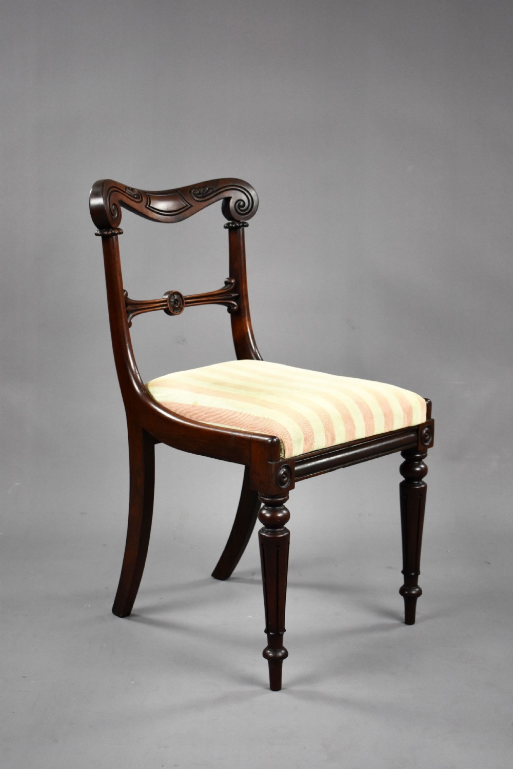 Set of 4 William IV Rosewood Dining Chairs View II